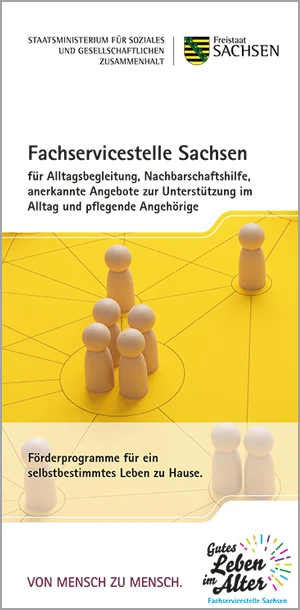 Titelbild des Faltblattes Fachservicestelle Sachsen Titelbild des Faltblattes Fachservicestelle Sachsen