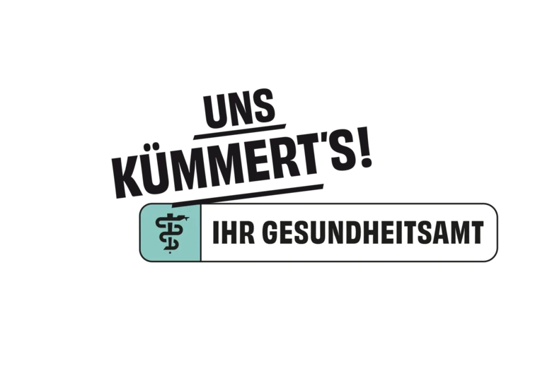 Slogan Uns kümmerts - Ihr Gesundheitsamt