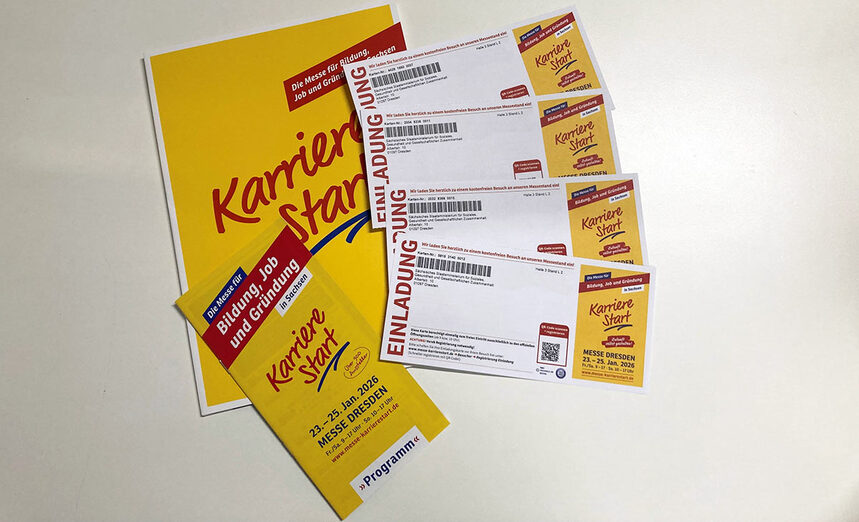 Freikarten und Infomaterial für die KarriereStart