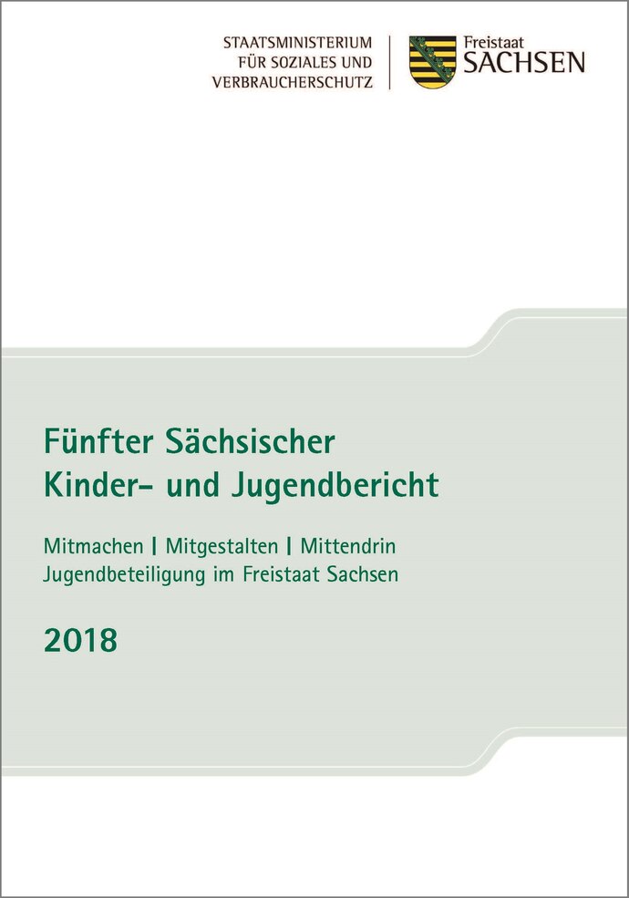 Titelseite des Fünften Kinder- und Jugendbericht