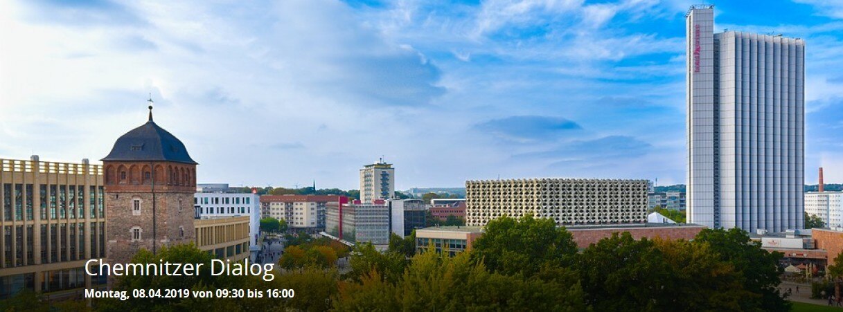 Ansicht der Stadt Chemnitz