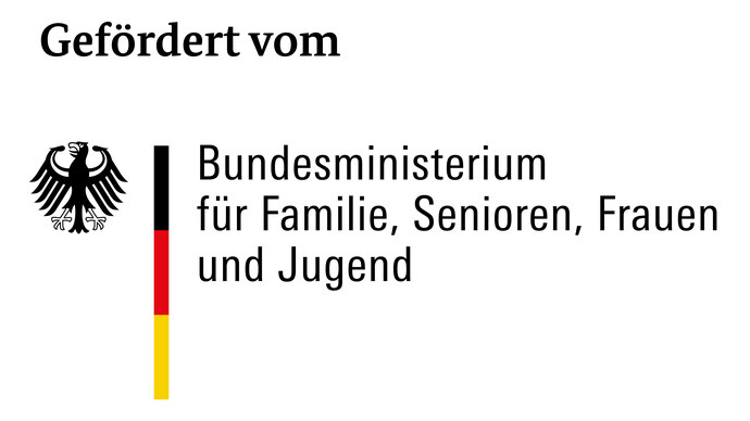 Logo des Bundesministeriums für Familie, Senioren, Frauen und Jugend