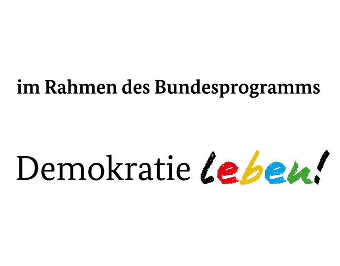 Das Demokratie-Zentrum Sachsen wird im Rahmen des Bundesprogramms »Demokratie leben!« gefördert.