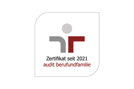 Zertifizierungslogo vom Audit Familie und Beruf